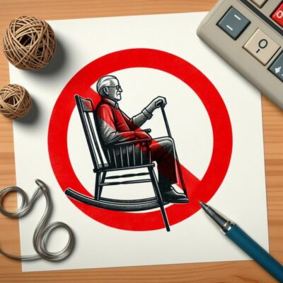 Don't retire to the rocking chair