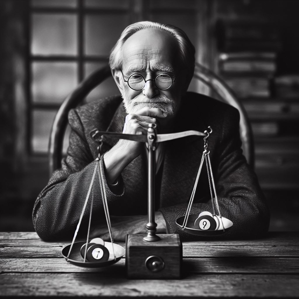 Senior citizen weighing options