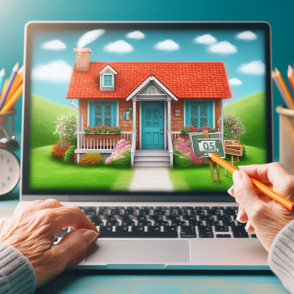 a cute little cottage on the internet