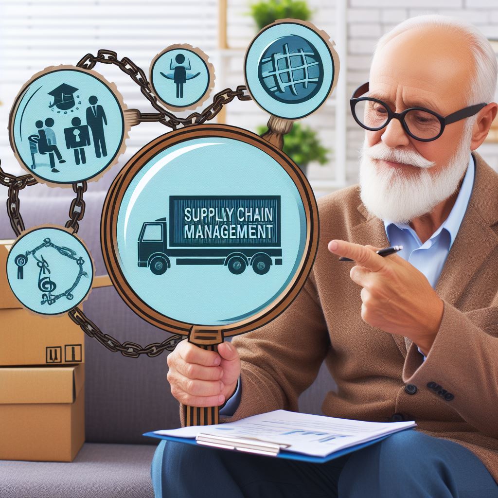 Senior with a handle on supply chain management