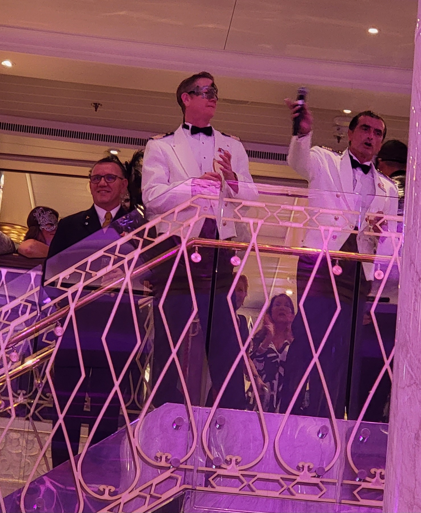 Wait staff performing